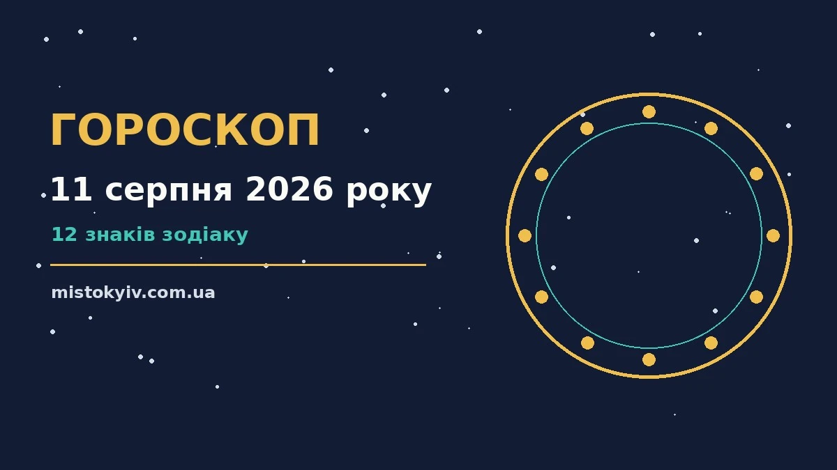 Гороскоп на 11 серпня 2026 року: рішення та підказки дня для грошей і кохання