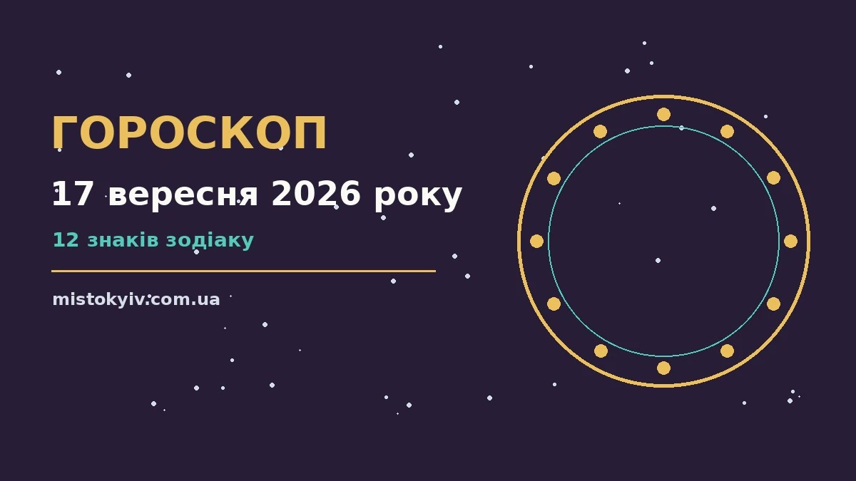 Гороскоп на 17 вересня 2026 року: рішення та підказки дня для грошей і кохання