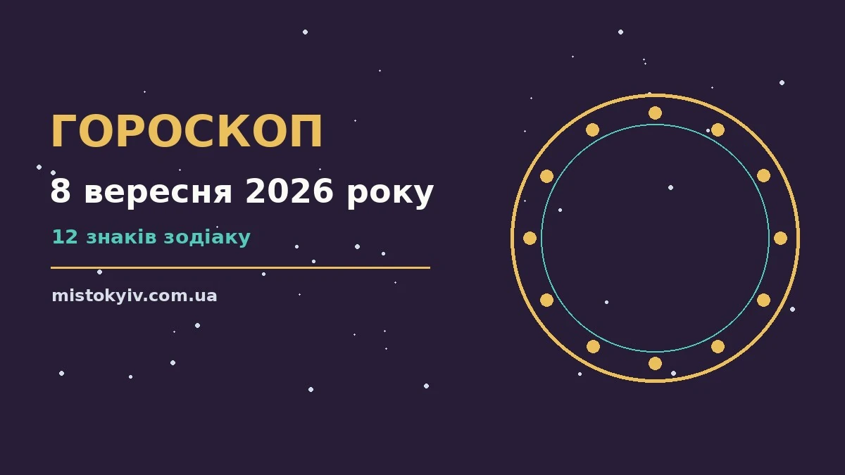 Гороскоп на 8 вересня 2026 року: рішення та підказки дня для грошей і кохання