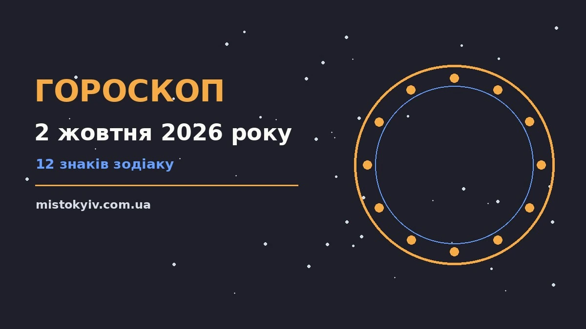 Гороскоп на 2 жовтня 2026 року: рішення та підказки дня для грошей і кохання